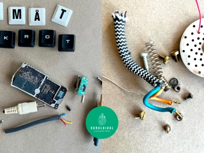 insekter bygget af skrot affald